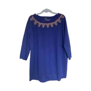 MANGO Oversize Design Wool Blend Boat Neck Sweather.